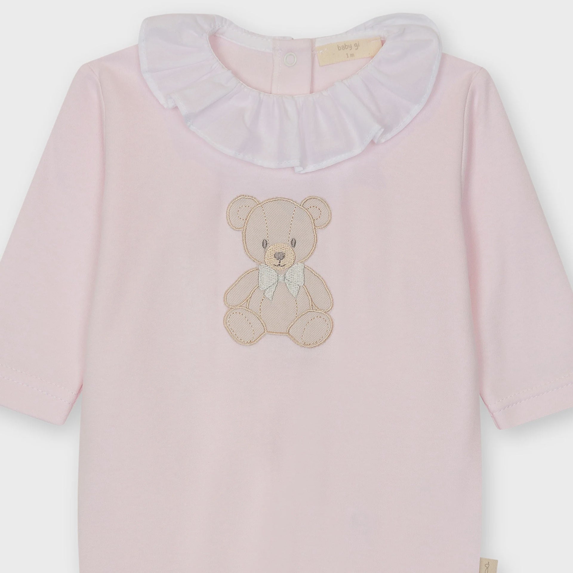Baby Gi meisjes boxpakje roze beer