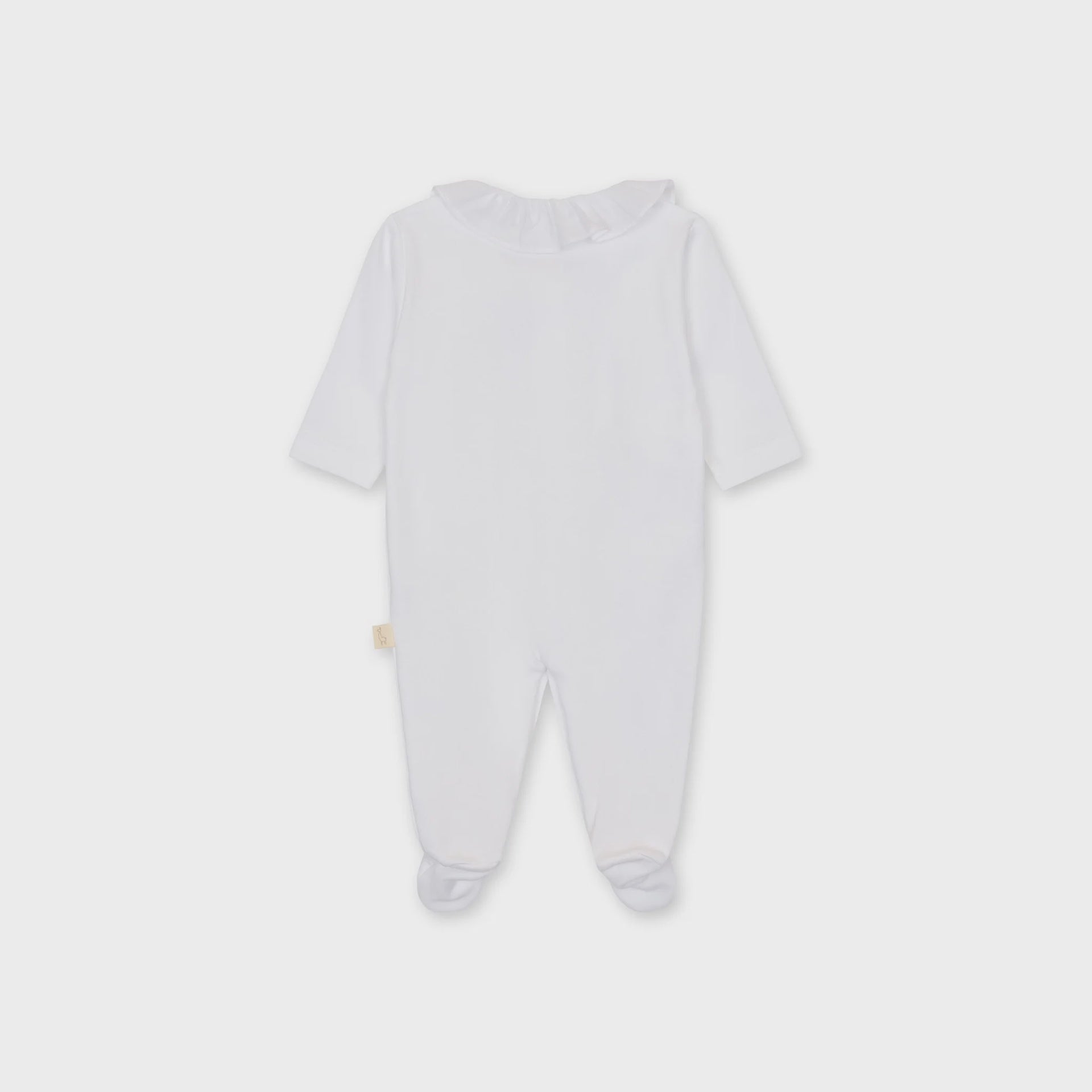 Baby Gi meisjes boxpakje wit/roze paard
