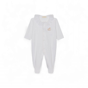 Baby Gi meisjes boxpakje wit/roze paard