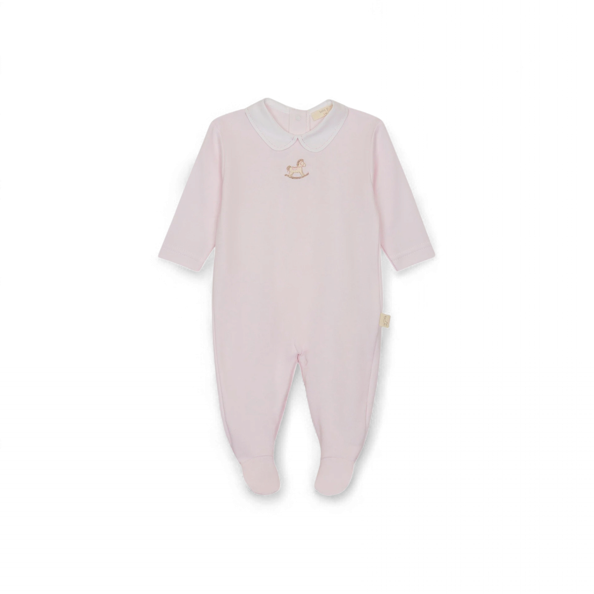 Baby Gi meisjes boxpakje roze paard