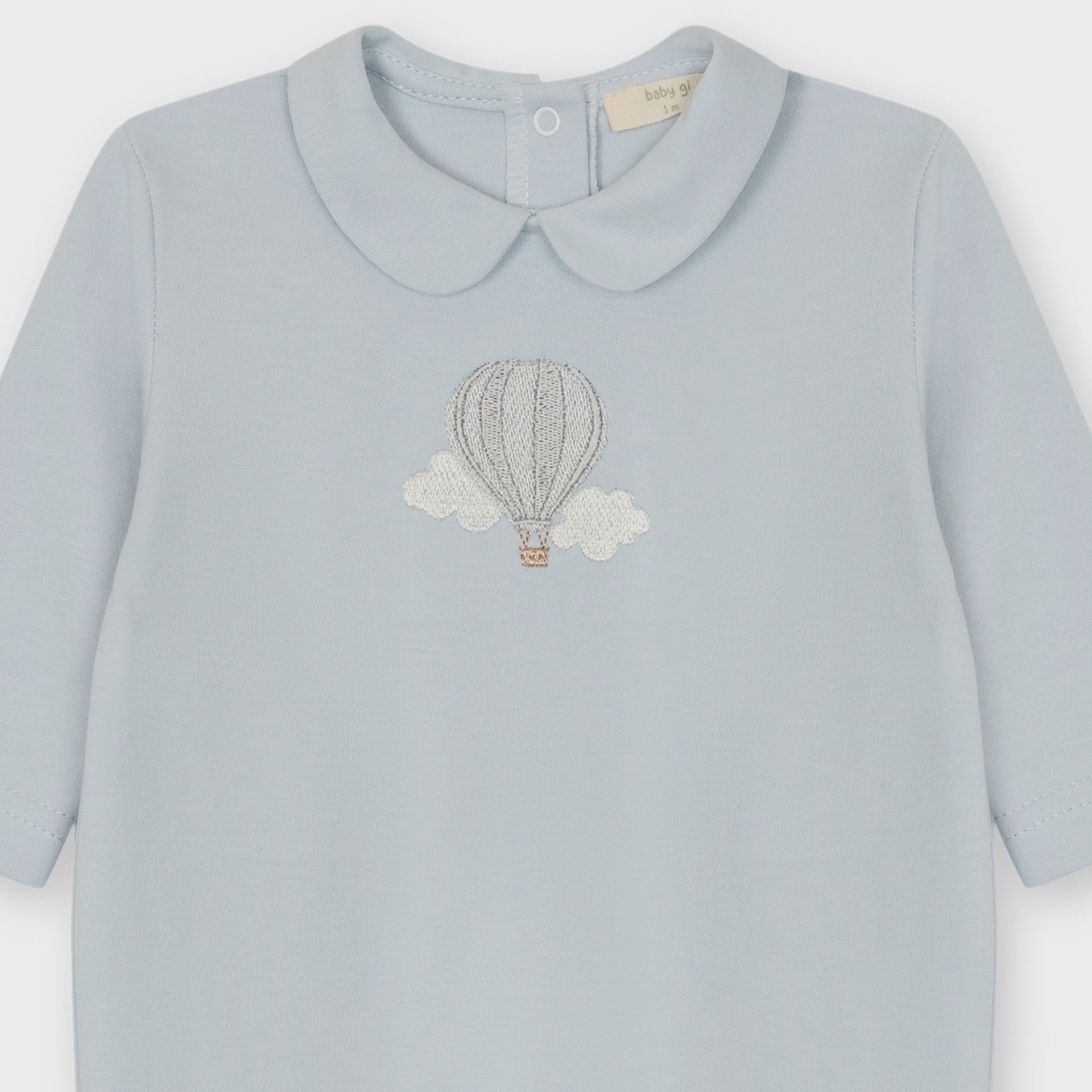 Baby Gi jongens boxpakje blauw luchtballon