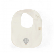 Baby Gi slabber luchtballon wit/blauw