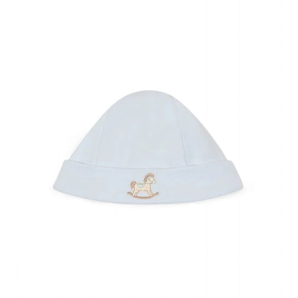 Baby Gi muts paard blauw