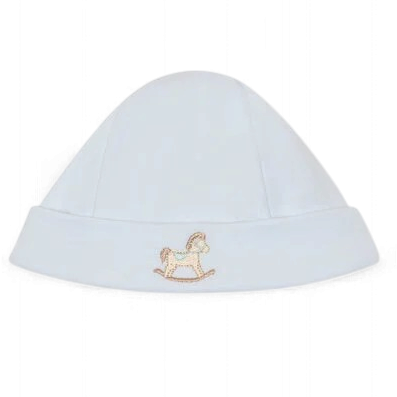 Baby Gi muts paard blauw
