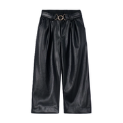 Mayoral meisjes leather look broek met riem