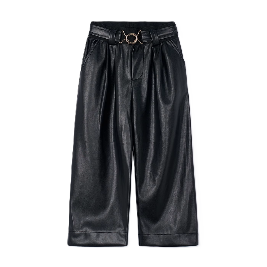 Mayoral meisjes leather look broek met riem