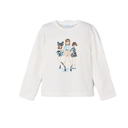 Mayoral meisjes  Nata-marin shirt