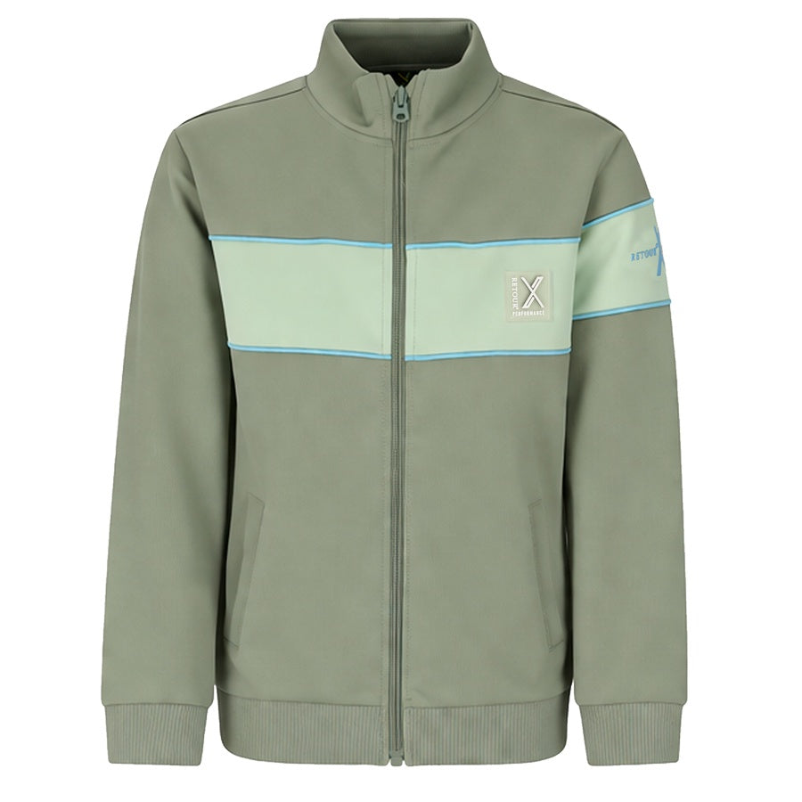 Retour jongens joggings vest army groen Goal
