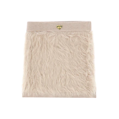 Angels Face Melody Fluffy Knitted Skirt Sand