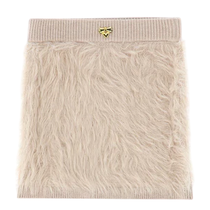 Angels Face Melody Fluffy Knitted Skirt Sand