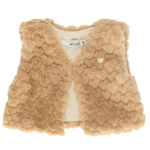 Le Chic ELOISY heartshaped fur gilet