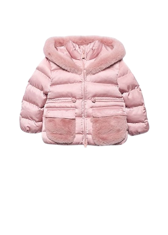 Abel & Lula winterjas meisjes roze