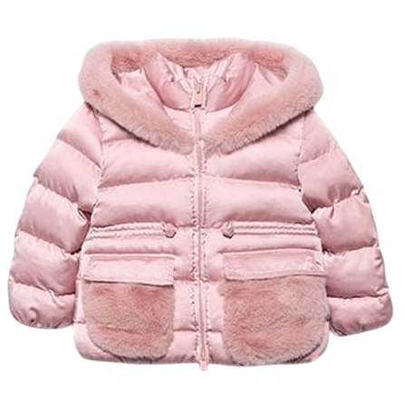 Abel & Lula winterjas meisjes roze
