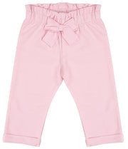 EMC baby meisjes broek licht roze strik