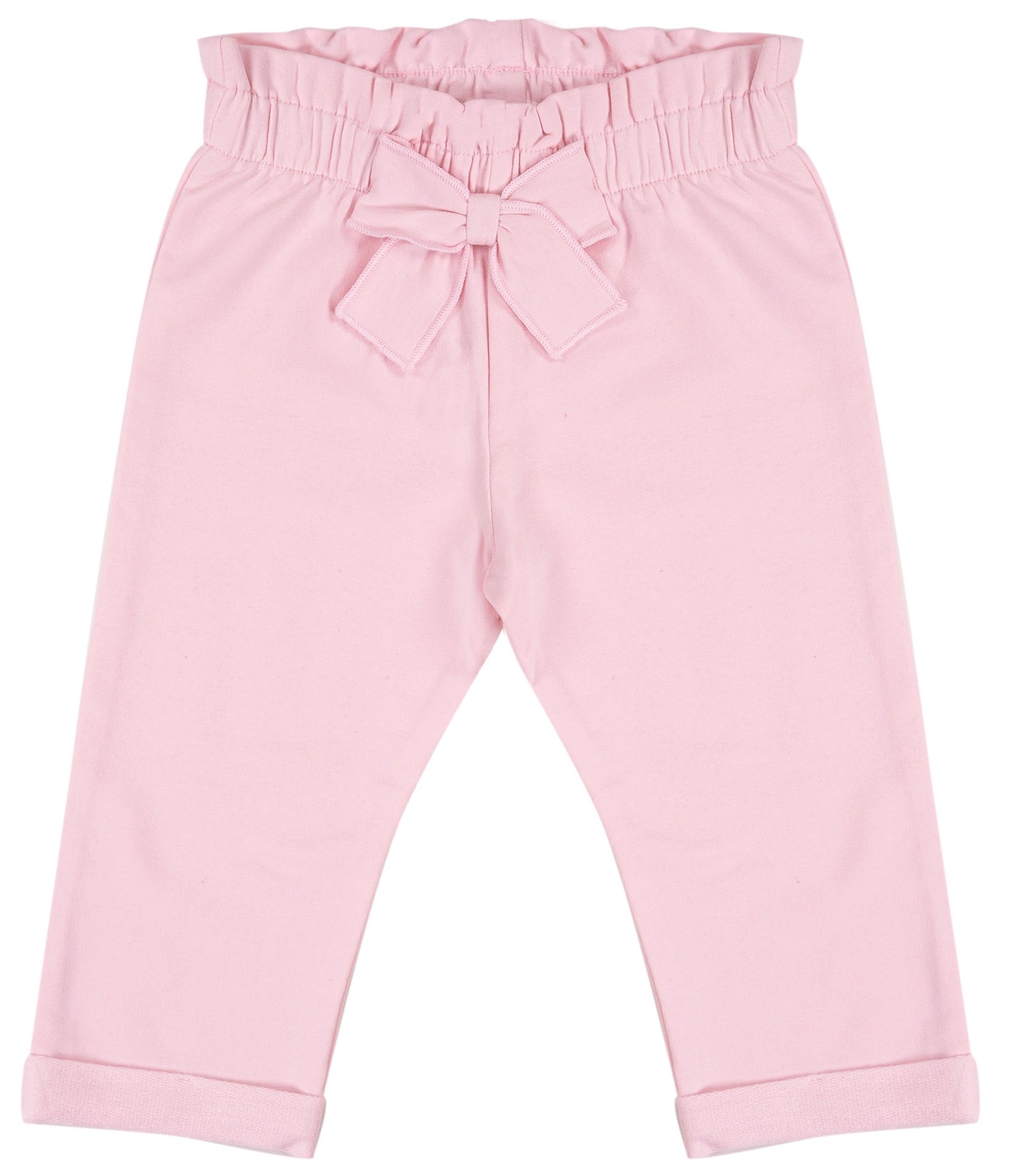 EMC baby meisjes broek licht roze strik