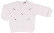 EMC baby meisjes trui wit vlinder