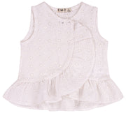 EMC baby meisjes top kant wit