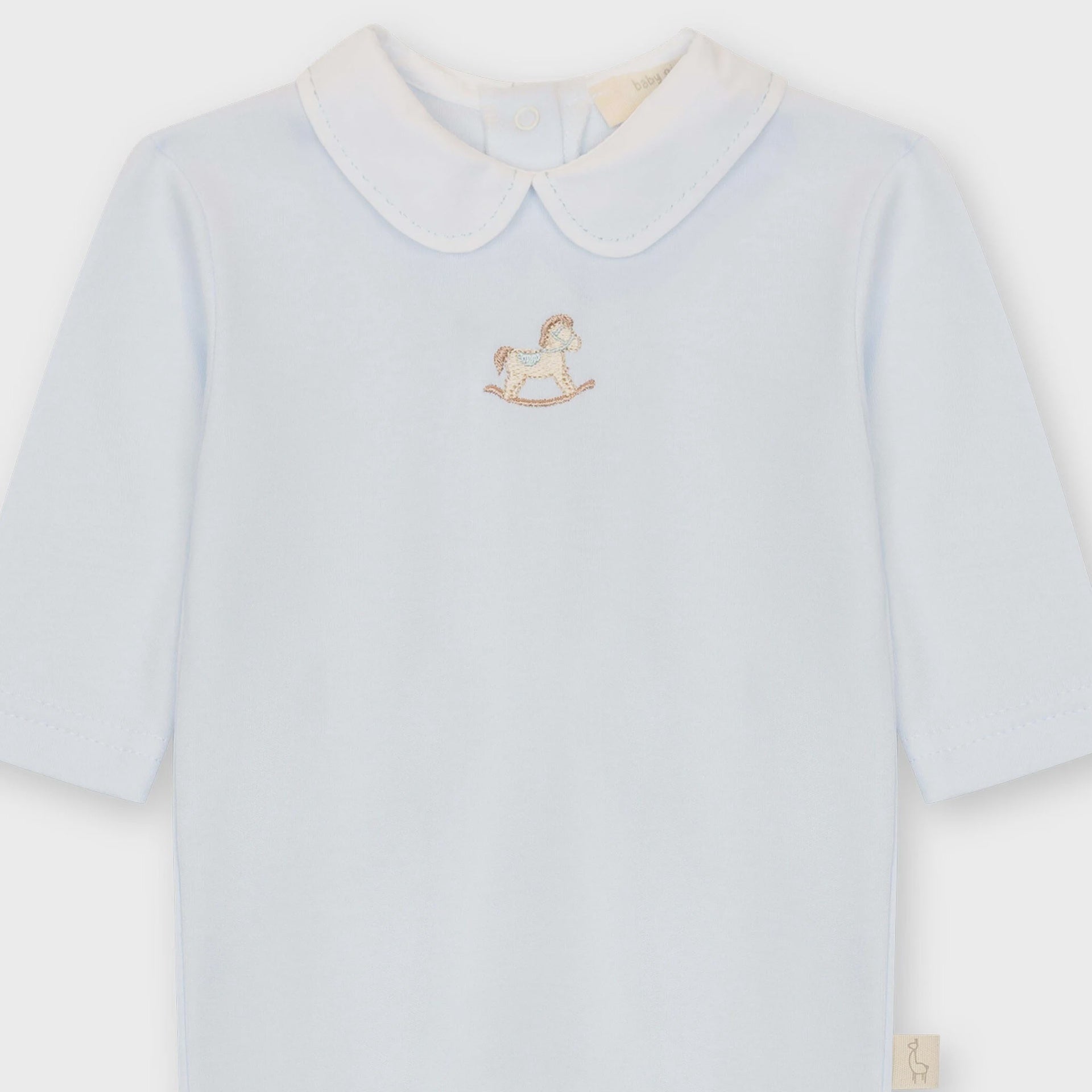 Baby Gi jongens boxpakje blauw paard