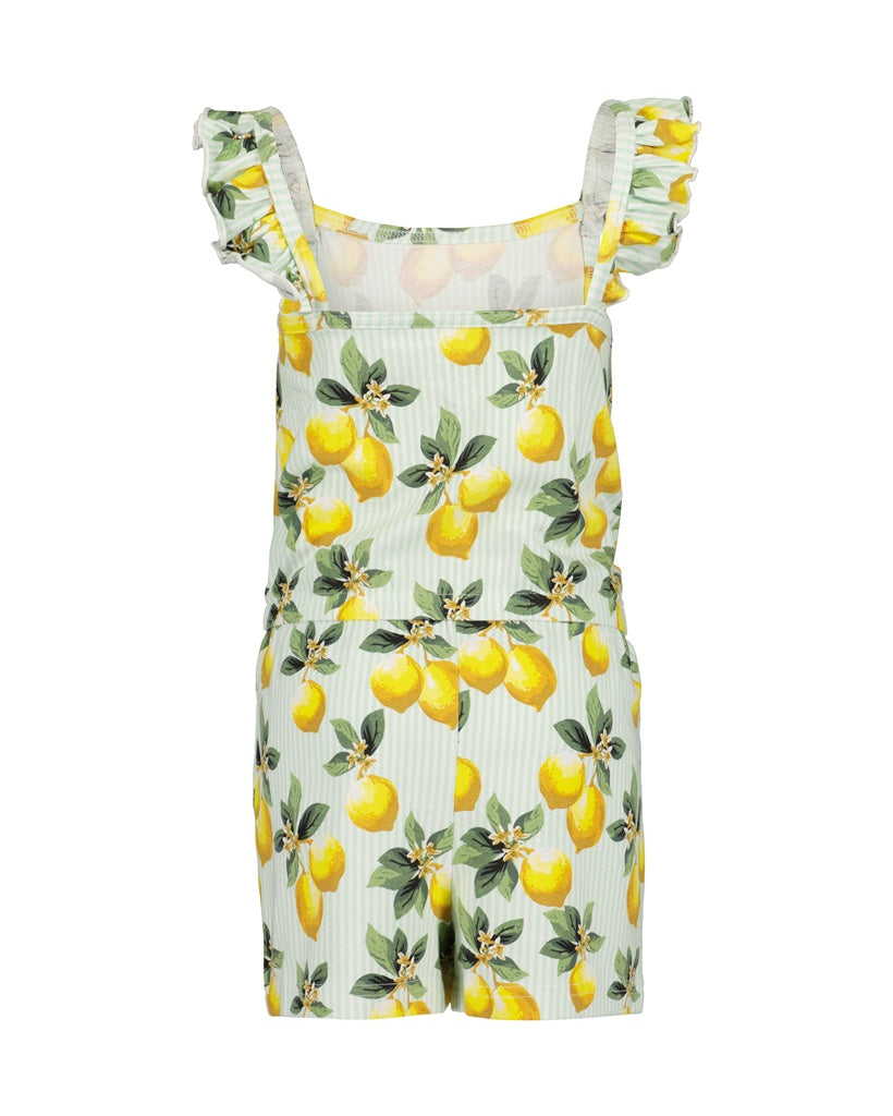 Blue Seven meisjes jumpsuit citroen