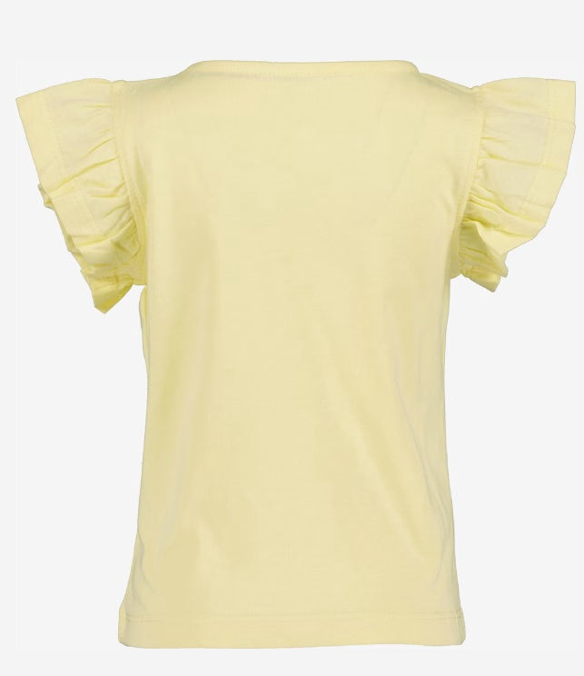 Blue Seven meisjes tshirt citroen geel