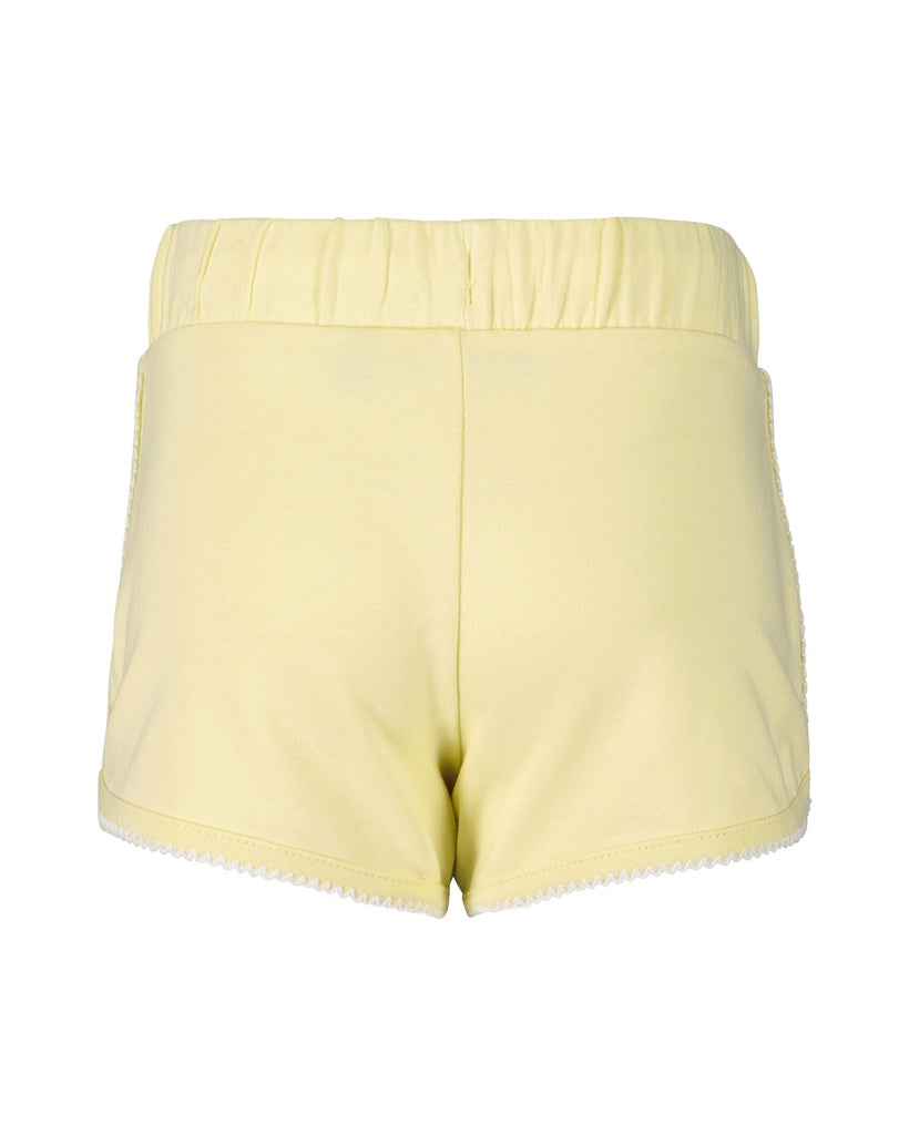 Blue Seven meisjes short citroen geel