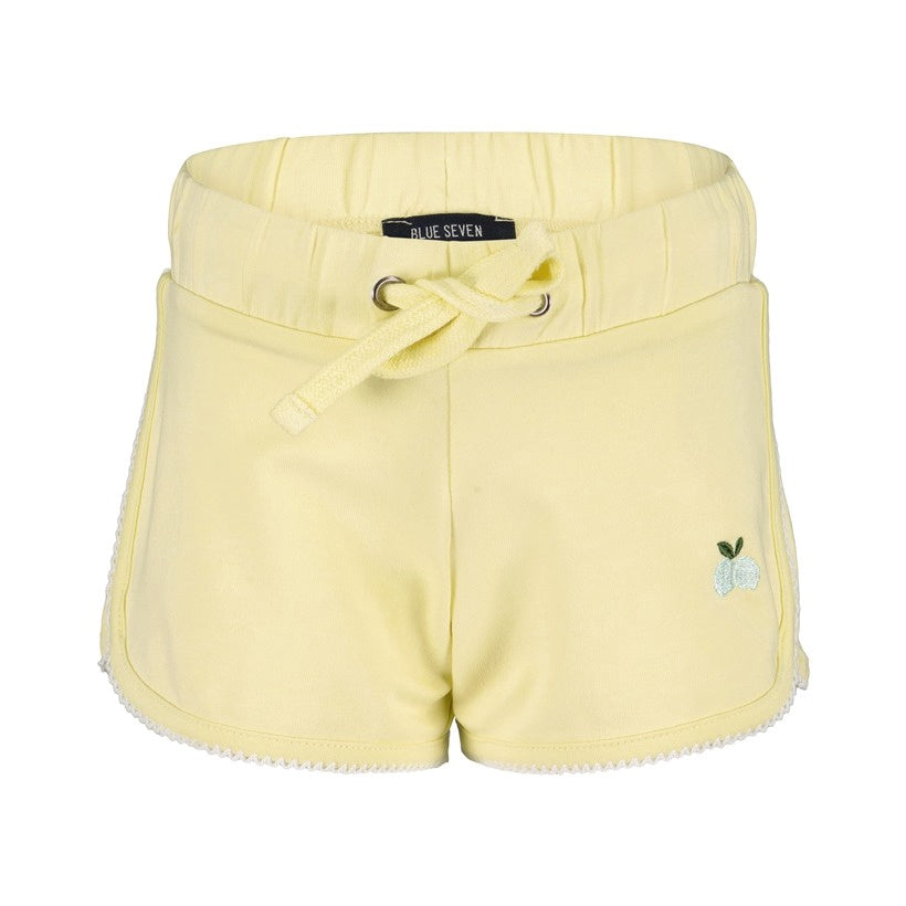 Blue Seven meisjes short citroen geel