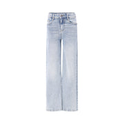 Retour meisjes spijkerbroek wide leg fit medium blue