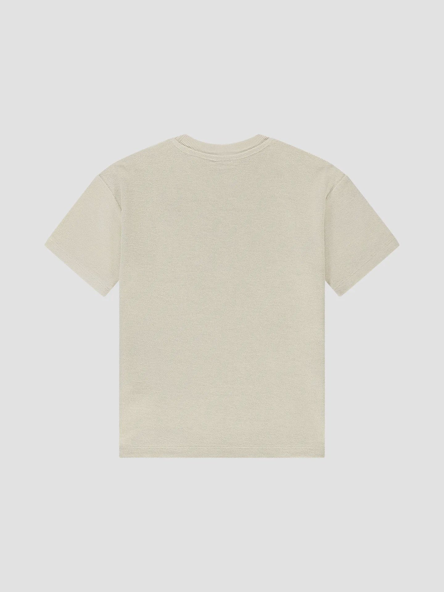 Nik & Nik Oversized T-shirt met logo patch beige