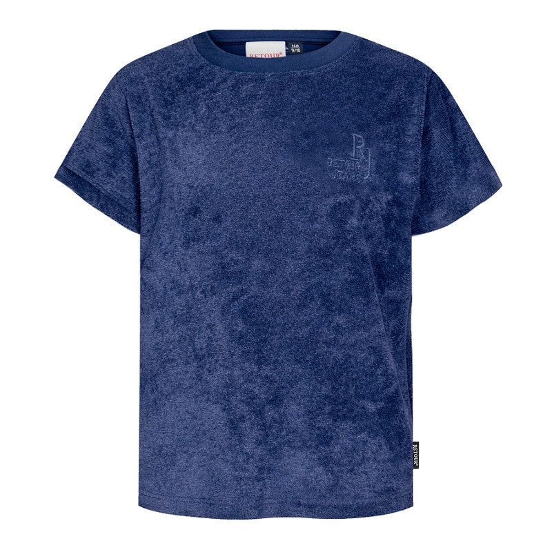 Retour jongens tshirt badstof donker blauw Luc