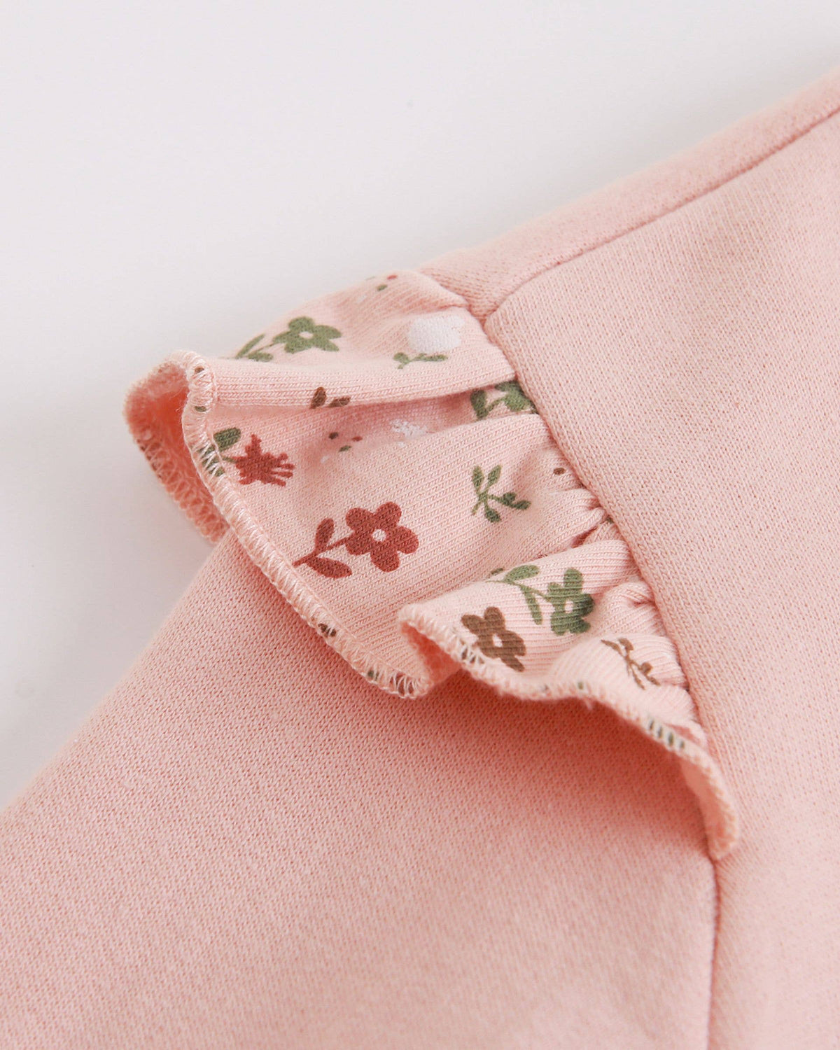 Newness Pull pour fille avec texte et volants aux manches