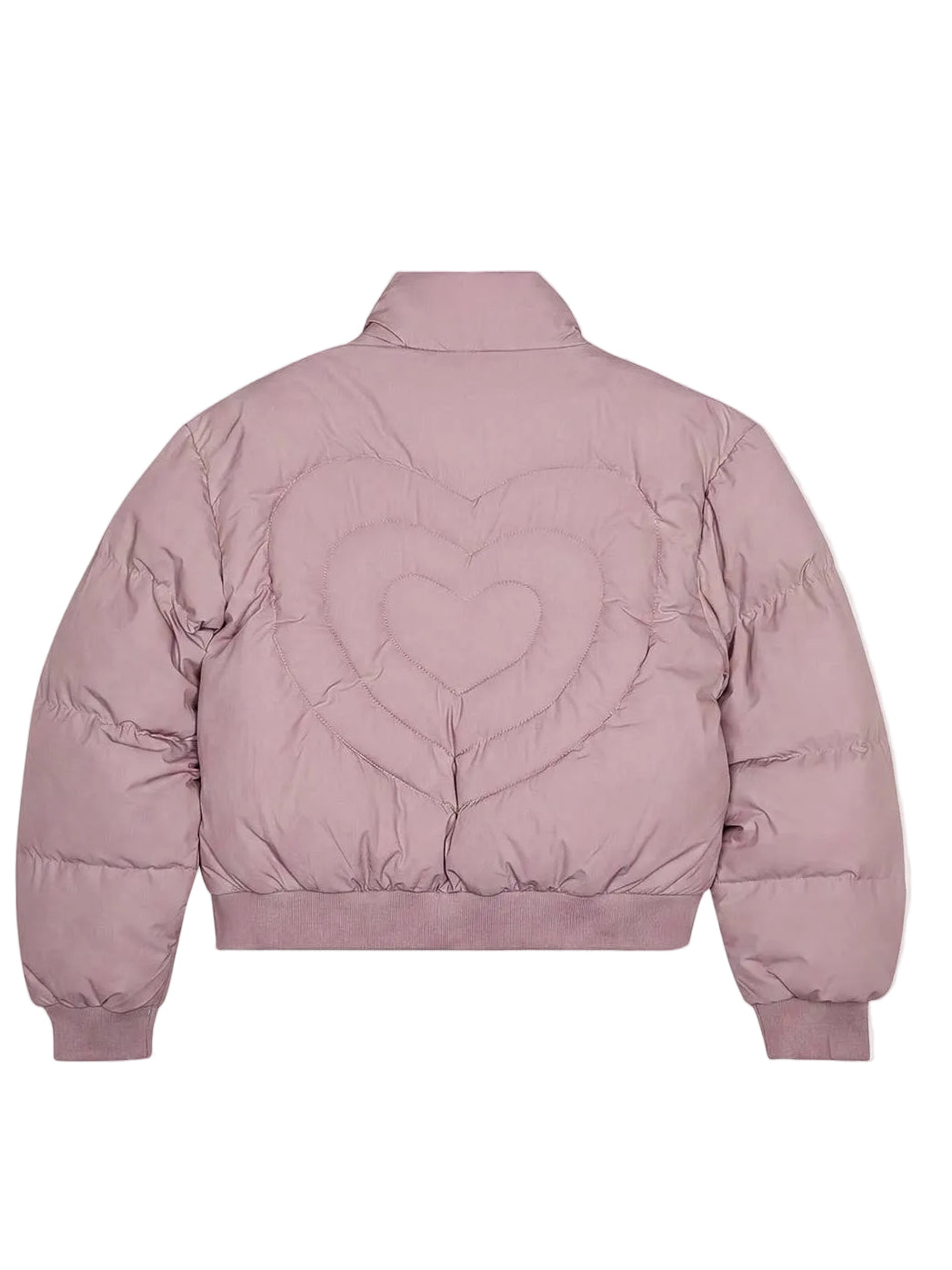 Meisjes gewatteerde jas oud roze