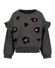 Blue Seven Meisjes sweater - Antraciet
