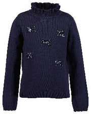 Blue Seven Meisjes trui - Night Blue