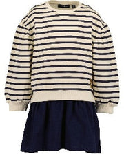 Blue Seven Meisjes sweaterjurk - Night Blue