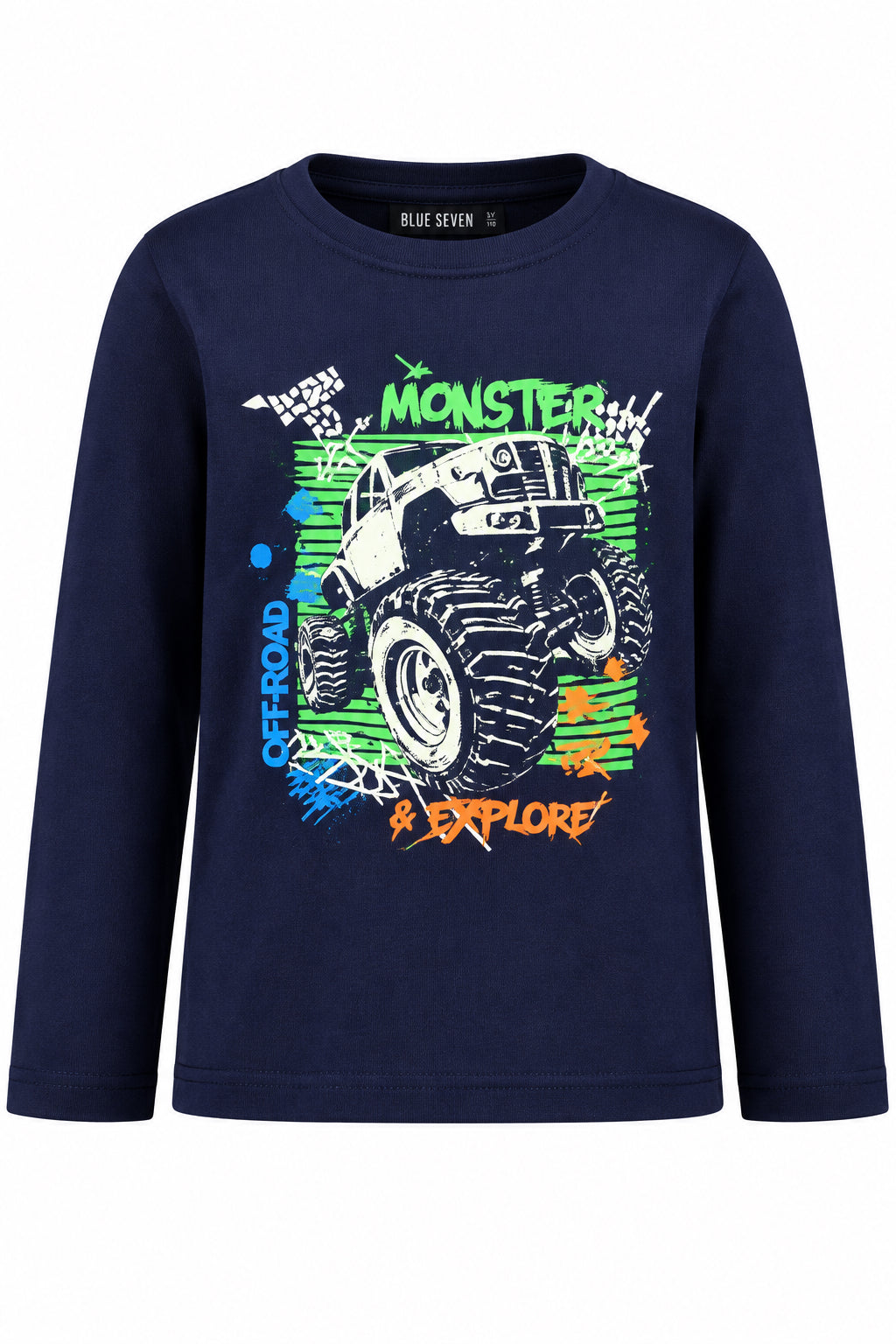 Blue Seven Jongens T-shirt - Nachtblauw