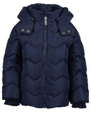 Blue Seven Jongens outdoor jas met afneembare capuchon - Night Blue