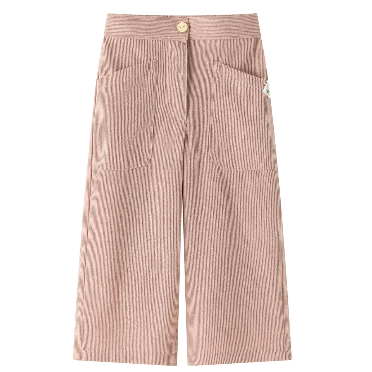 Corduroy lange broek met achterzakken voor meisjes