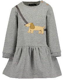 Peuter meisjes sweaterjurk - ROOK