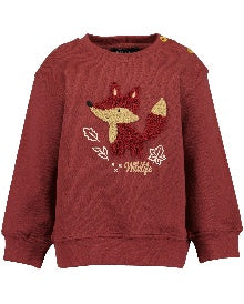 Blue Seven Peuter jongens sweater - Wijnrood