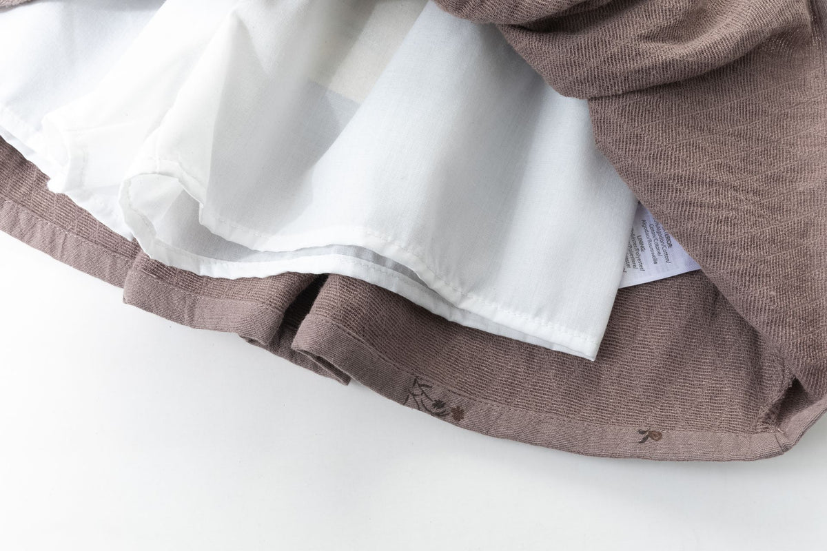 Jupe à fleurs taille élastique Fille