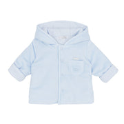 Blues Baby Boys Blue Velour Hooded Jacket