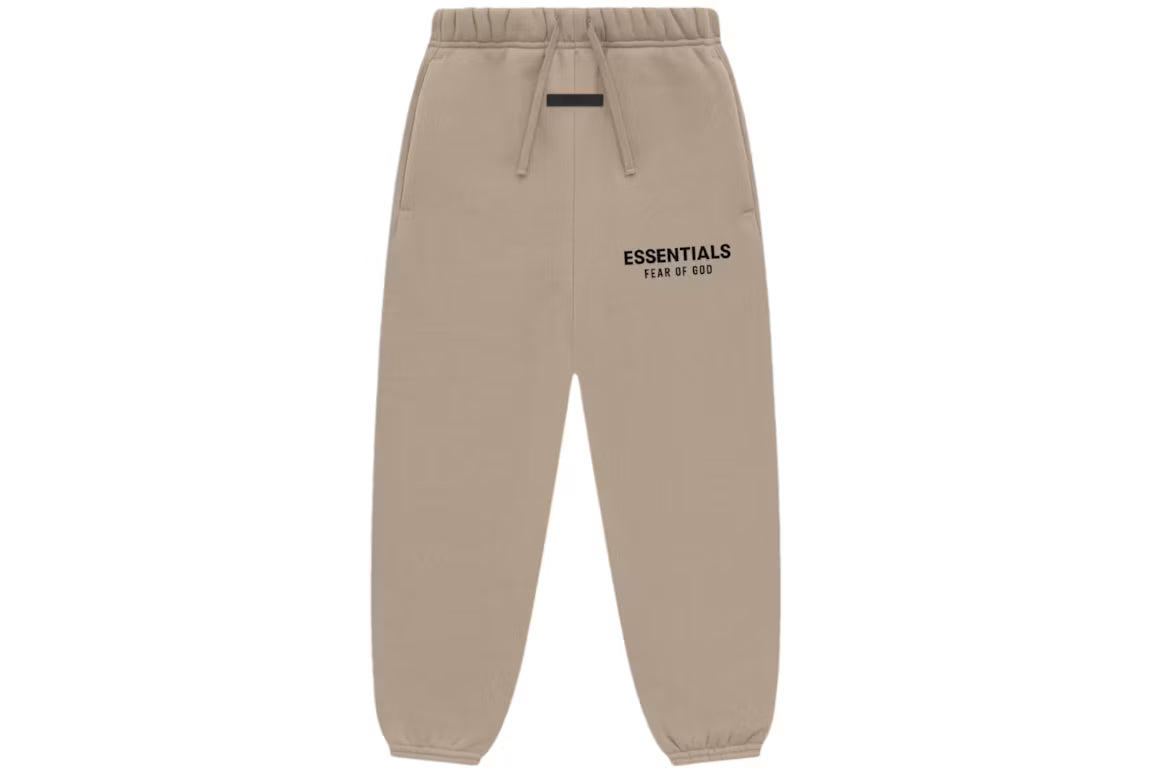 Essentials fear of god sweatpants kids desert sand