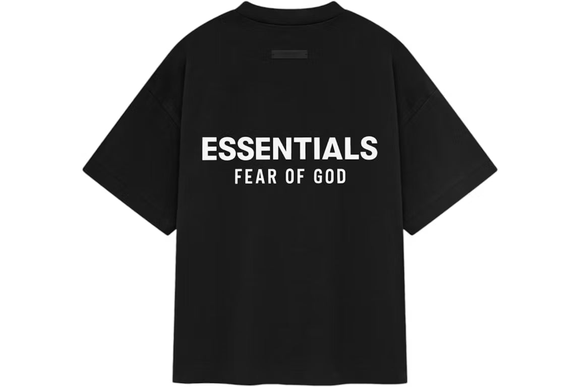 Essentials fear of god t-shirt kids black