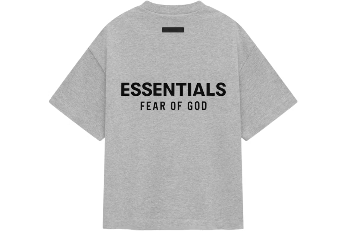 Essentials fear of god t-shirt kids dark oatmeal