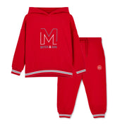 Mitch & Son Boys Red Hoody Tracksuit - Tate