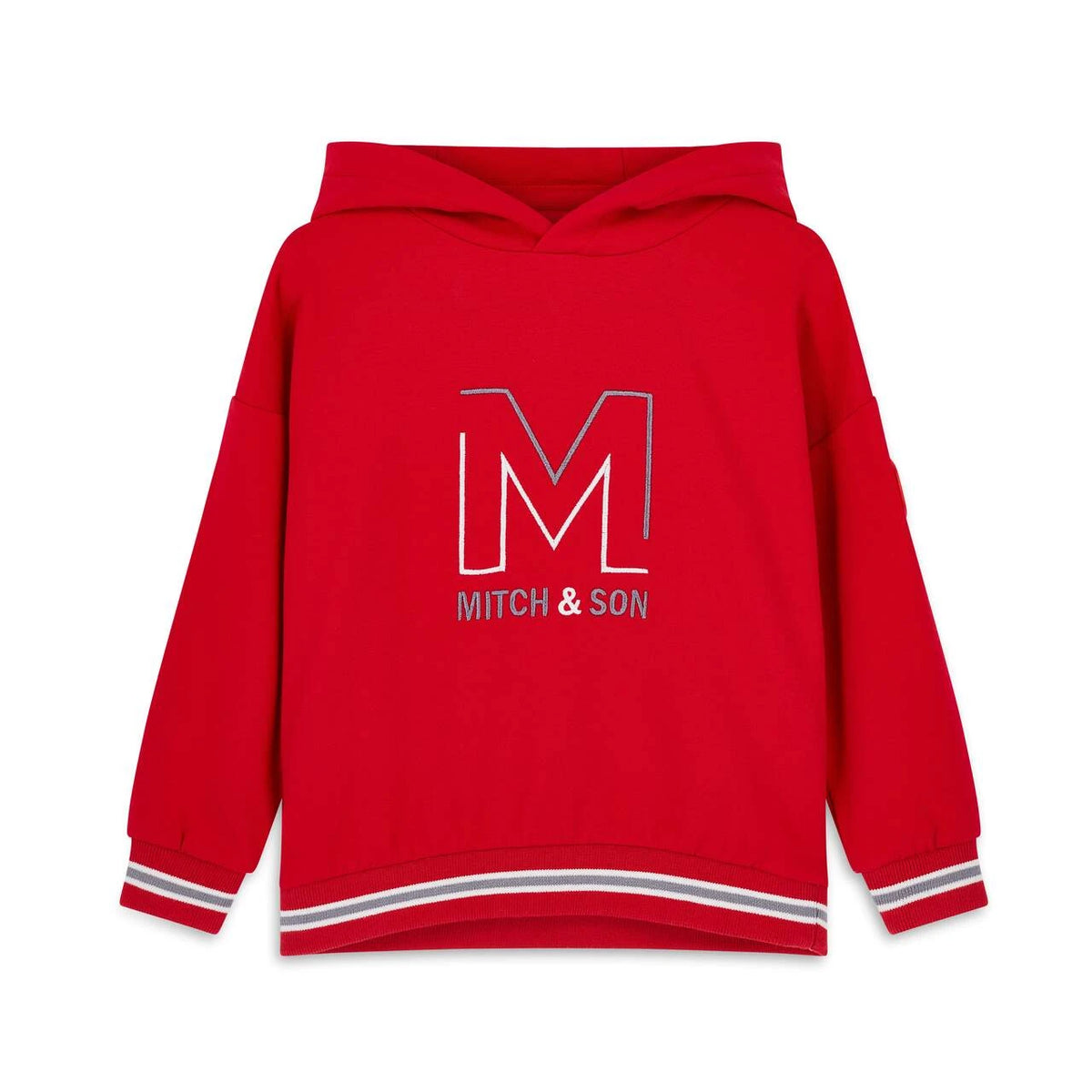 Mitch & Son Boys Red Hoody Tracksuit - Tate