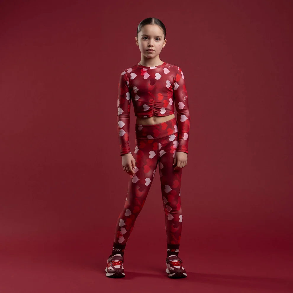 Bonini Burgundy Sprint Leggings
