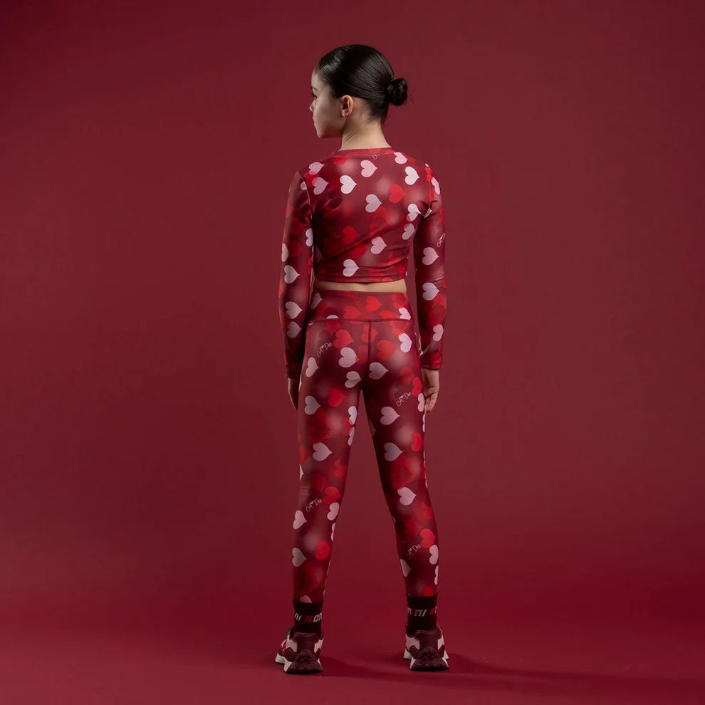 Bonini Burgundy Sprint Leggings