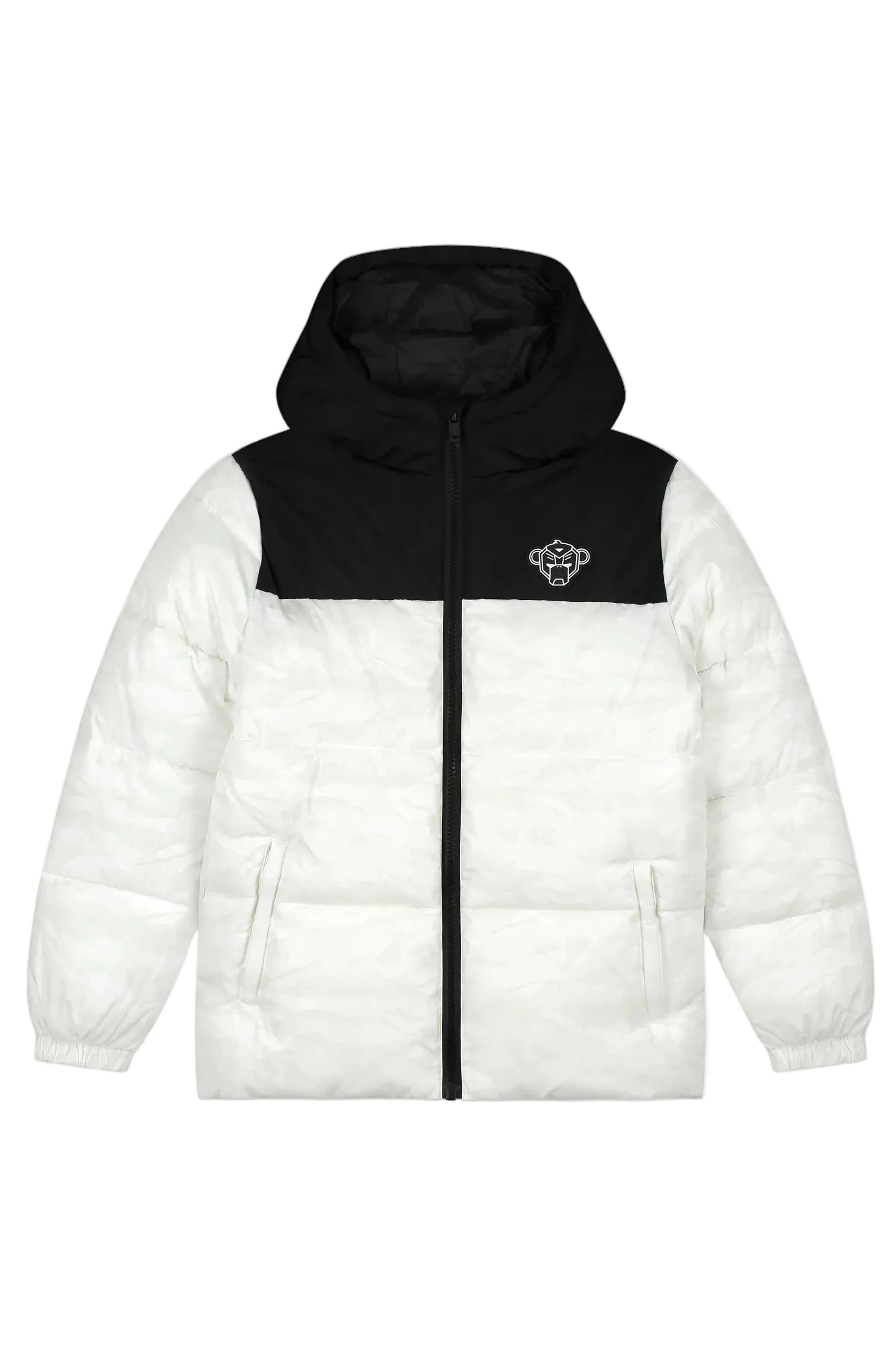 Black Bananas JR. PEEK FREEZE PUFFER JACKET  Wit