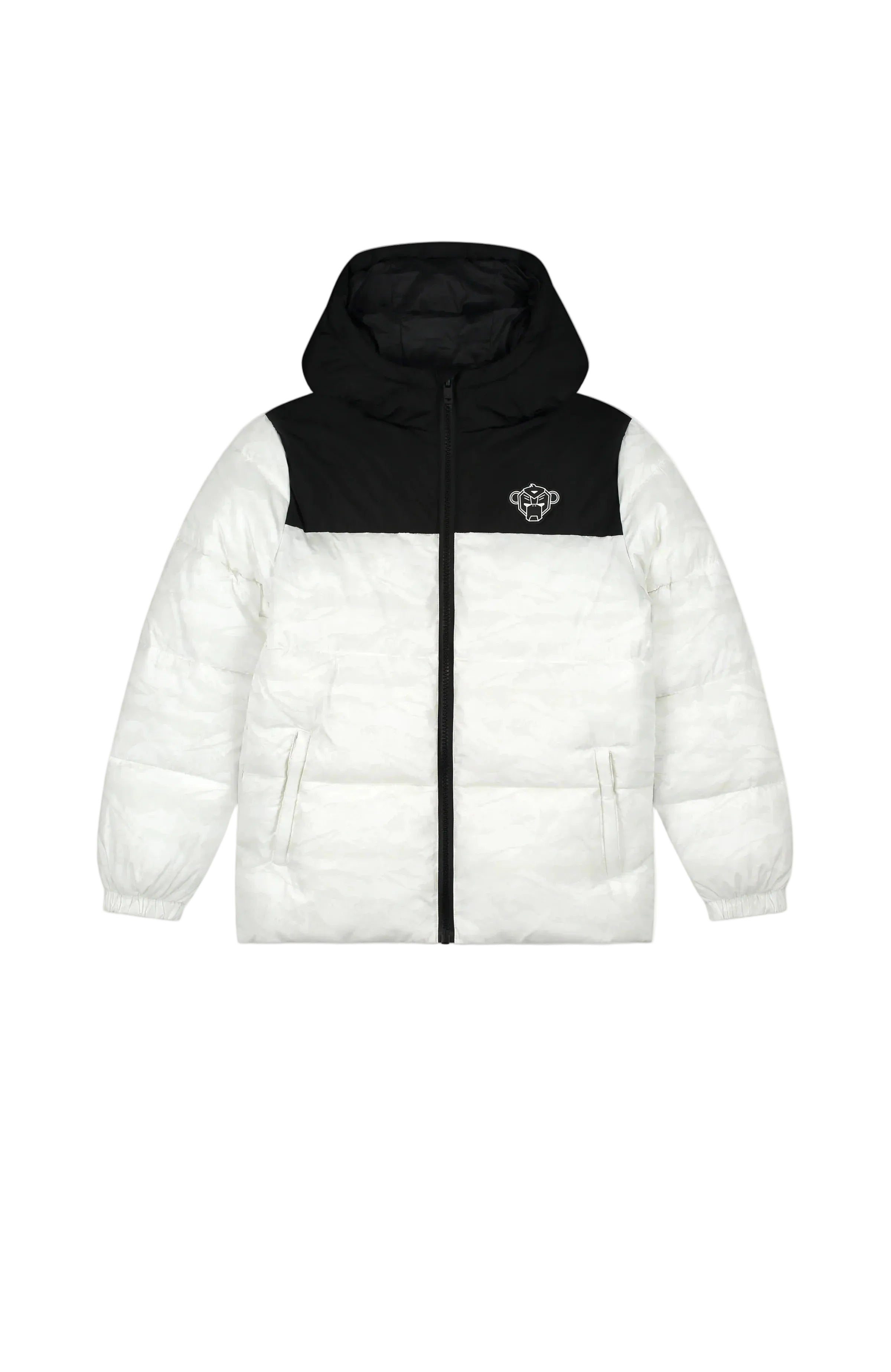Black Bananas JR. PEEK FREEZE PUFFER JACKET  Wit
